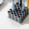 Porta-Canetas Armazenamento Porta-Canetas Ondulado Escritório Dormitório Mesa Pomada Xadrez Pincel de Maquiagem Suporte de Armazenamento Multifuncional