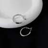 Pendientes Plateados Estilo Corte Francés con Diamantes y Perlas, Pendientes de Moda Ligeros de Lujo y de Gama Alta, Versátiles para el Trabajo, Pendientes de Nicho