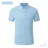Novas Camisas Polo Lisas de Verão para Homens e Mulheres, Uniformes de Trabalho, Uniformes de Equipe, Absorventes de Suor, Respiráveis, de Manga Curta, com Impressão de Logotipo Personalizado