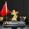 Decorações de Bandeira Vermelha para Mesa de Escritório Moda de Alto Padrão Caneta Criativa para Escrita para Presentear Liderança