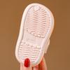 Sandálias e chinelos infantis para meninas, verão, pequeno e médio, infantil, bebê, interior, fundo macio, antiderrapante, desenho animado, menino, sapatos baotou hole