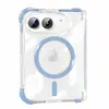 Aplicable a funda de teléfono iPhone Duo, funda con eje central magnético, cobertura total, a prueba de caídas, tres materiales, funda protectora plegable Apple duo