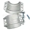 Abrazadera de Manguera de Aluminio Fabricante Enaw-6082 Máquina Tuneladora Abrazadera de Tubería de Plástico Espumado de Dos Piezas Abrazadera de Tubería de Seguridad de Aluminio
