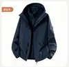 Chaqueta Impermeable Deportiva, Ropa de Trabajo, Chaqueta Cortavientos de Polar Transfronteriza, Forro de Plumas, Chaqueta Tres en Uno Hecha a Medida