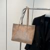 Bolsa tote retrô de alta qualidade feminina 2025 nova outono e inverno all-match grande capacidade bolsa de ombro de classe de estudante