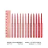 Lápiz labial delineador de labios transfronterizo femenino mate gancho lápiz de labios mate cameo Marrón rosa giratorio individual lindo lápiz de labial