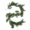 Enredaderas Artificiales Verdes de 1.8m para Decoraciones de Boda y Navidad, Hojas de Pino, Plantas Falsas, Enredaderas para Colgar en la Pared, Transfronterizo