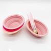 Tazón de Silicona para Limpiar Brochas de Maquillaje Almohadilla Placa Limpiadora Artefacto Tabla Limpiadora de Brochas Guante Exfoliante Herramienta Portátil