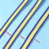 Fita de acabamento tingida e tecida de alta elasticidade ultrafina em estoque 1,0 cm para calças de algodão, calças estilo tubarão, acessórios elásticos de cores da moda