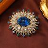 Médio Antigo Vintage Luxo Estrela Azul Pin Vintage Strass Casaco Casaco Acessórios Corpete Estilo Corte Feminino