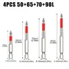 Conjunto S2 Vermelho Pontas de Chave de Fenda Phillips Magnéticas Fortes Alto Torque Antiderrapantes Cabeças de Chave de Fenda Universais Resistentes ao Desgaste