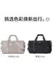 Bolsa de Viaje de Gran Capacidad, Ligera para Viajes Cortos, Bolso de Equipaje Portátil, Compartimento Independiente para Zapatos, Bolsa para Abordar y Yoga
