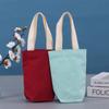 Bolsa de tela pequeña de lona portátil vacía, bolsa tipo cubo para hacer, niña perlada, bolsa de lona pequeña de alta gama, venta al por mayor