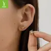 Pendientes Originales de Estrella de Mar de Cobre de Verano Yinziyun para Hombres y Mujeres, Pendientes Sencillos y Frescos Estilo Vacacional Fabricante