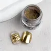 Polvo Espejo Mágico de Venta Caliente Transfronterizo, Polvo Espejo Perlado de Alto Brillo, Polvo Fino de Purpurina de Alta Gama, Accesorios para Uñas