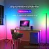 Lâmpada de Ritmo de Captação, Lâmpada de Canto Colorida, Lâmpada de Chão Colorida RGB, Luz de Preenchimento para Transmissão ao Vivo, Lâmpada de Atmosfera com Controle Remoto, Lâmpada Popular