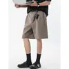 Pantalones de Vestir Elásticos a Rayas Finas de Verano para Hombre, Shorts Rectos de Nuevo Estilo Británico