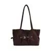 Bolsa Grande de Estampado de Leopardo para Mujer 2026 Nuevo Otoño/Invierno Nicho Sensación de Alta Gama Bolso de Hombro Único Bolso Tote para el Trabajo y el Trayecto Tendencia