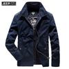 JEEP SPIRIT Moda Otoño e Invierno Solapa Casual de Negocios para Hombre Holgada Talla Grande Chaqueta Top 7229