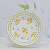 Nova cor de underglaze prato de frutas de 8 polegadas prato de cerâmica prato de louça de desenho animado fofo prato redondo fresco criativo prato de louça para casa