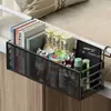 Estante de almacenamiento para cesta colgante para camas de dormitorio, organizador colgante de mesita de noche, estante de almacenamiento para habitación de dormitorio sin taladrar