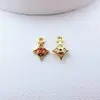 Pulseira Colar Pingente de Cobre Banhado a Ouro Zircônia Microincrustada Cor Galvanizada Conservadora de Cor Materiais para Miçangas Acessórios de Joias DIY
