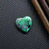 Corazón de Melocotón de Cristal Venta al por mayor Transfronteriza Colgante de Jade Accesorios Pulsera Colgante Hecho a Mano en Forma de Corazón Adorno 20 mm Piedra Preciosa