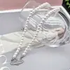 Broche de Clipes de Papel Imperatriz Viúva de Verão Colar de Saturno Design de Pingente de Planeta Corrente para Clavícula Feminina Presente de Aniversário