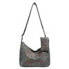 Bolsa Casual Retro Grande Capacidade Estilo Coreano 2025 Nova Bolsa de Ombro Transversal Texturizada de Grande Capacidade Bolsa Tote para o Dia a Dia