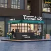 Carrinho de Jantar Móvel Criativo Carrinho de Lanches Área Comercial Feira Noturna Container de Celebridade da Internet Quiosque de Vendas