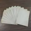 En stock Amazon papelería retro nostálgica europea plegable sombreado impresión invitación menú A4/A5/B5 papelería