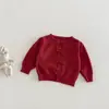 Suéter con Chaleco de Lazos Estilo Nuevo Primavera Dianxi para Bebés Niñas, Cardigan Tejido de Color Sólido Elegante y Versátil