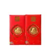 Sobre Rojo Puro Año del Caballo, Hazte Rico Inmediatamente, Atrae Riqueza, Moneda de Lámina de Oro, Moneda Conmemorativa, Regalo de Año Nuevo, Venta al por Mayor