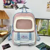 Mochila de Viaje Fresca y Linda Serie de Macarons Morados de Leche de Taro para Niñas, Dulce Mochila Escolar para Estudiantes de Primaria