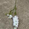 Delphinium blanco 2024, comercio al por mayor, delphinium blanco, jacinto violeta, decoración de boda, flor falsa