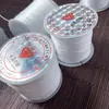 Cuerda elástica hecha a mano DIY cuerda elástica seda elástica diy hecho a mano usar cuentas Alambre de cristal alambre para pulseras material con cuentas