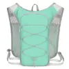 Mochila con bolsa de agua de 5L, diseñada para trail running, transpirable y resistente al agua, estilo chaleco, adecuada para actividades al aire libre, ciclismo y almacenamiento de agua