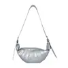 2026 bolso pequeño de cuerno para exportación con exceso de stock, bolso tipo empanada, bolso de hombro cruzado, bolso casual retro para debajo del brazo