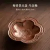Plato Pequeño para Té con Aroma a Ciruela, Plato de Cerámica Estilo Chino para Postre, Plato de Fruta para Oficina en Casa, Plato para Pasteles, Plato para Snacks de Fruta Seca para Sala de Estar