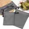Bolsa de Almacenamiento de Tela Impermeable para Gafas, Gafas de Sol, Auriculares, Cables de Datos, Pendientes, Collares, Pinzas para el Cabello, Bolsa con Cordón