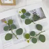 Accesorios de Plantas Artificiales de Montaje en Pared Transfronterizos Hojas Falsas Flores de Navidad Decoración Material DIY Decoración de Caja de Regalo Plantas Verdes Artificiales