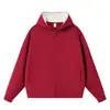 Moletom pesado estilo americano, moletom de camada dupla para comércio exterior, cardigã sweatshirt masculino moderno de outono com caimento solto e zíper duplo, feito sob medida