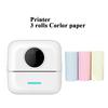 Venta al por mayor transfronteriza Impresora fotográfica térmica portátil de bolsillo para estudiantes Mini impresora térmica a prueba de errores con papel térmico