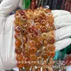 4X10Mm Piedra Natural Ágata Agujero Recto Agujero Grande Anillo Cuentas DIY Pulsera Collar Accesorios para Joyería Productos Semiacabados Al Por Mayor