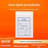 Saco plástico transparente para medicamentos hospitalares personalizados com fecho ziplock, saco pequeno transparente para embalagem de medicamentos clínicos, saco plástico com lacre