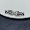 Retención de Color Fuerte Hebilla de Ocho Hebilla de Perla de Color Completo Pulsera de Cristal Hecha a Mano Accesorios de Joyería DIY Cuentas