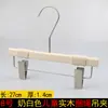 Percha de Madera Maciza Color Blanco Leche Soporte para Ropa de Madera Tienda de Ropa Soporte para Ropa de Adulto Mujer Tronco Antideslizante y Sin Costuras Soporte para Colgar Ropa
