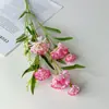 Cravo Longo Artificial Flor Falsa Flor Seca Dia das Mães Dia dos Professores Presente Decoração de Interior para Sala de Estar Ornamentos Florais