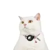 Funda de Cuero para Airtag Collar para Mascotas para Gatos y Perros para Prevenir Pérdida y Desprendimiento, Rastreador Localizador Usando Apple Airtag