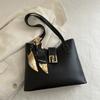 Bolso de Mano de Verano Nuevo 2025, Bolso Tipo Cubo de Aspecto Sofisticado, Bolso de Hombro Nicho de Gran Capacidad, Tendencia Bolso Bandolera para Mujer